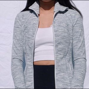 LULULEMONS track/athlete jacket GRAY
